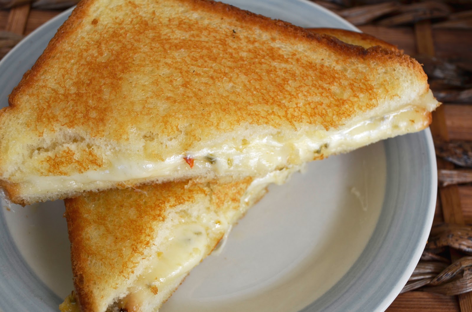 For the Love of Dessert Pepper Jack Grilled Cheese Sandwich