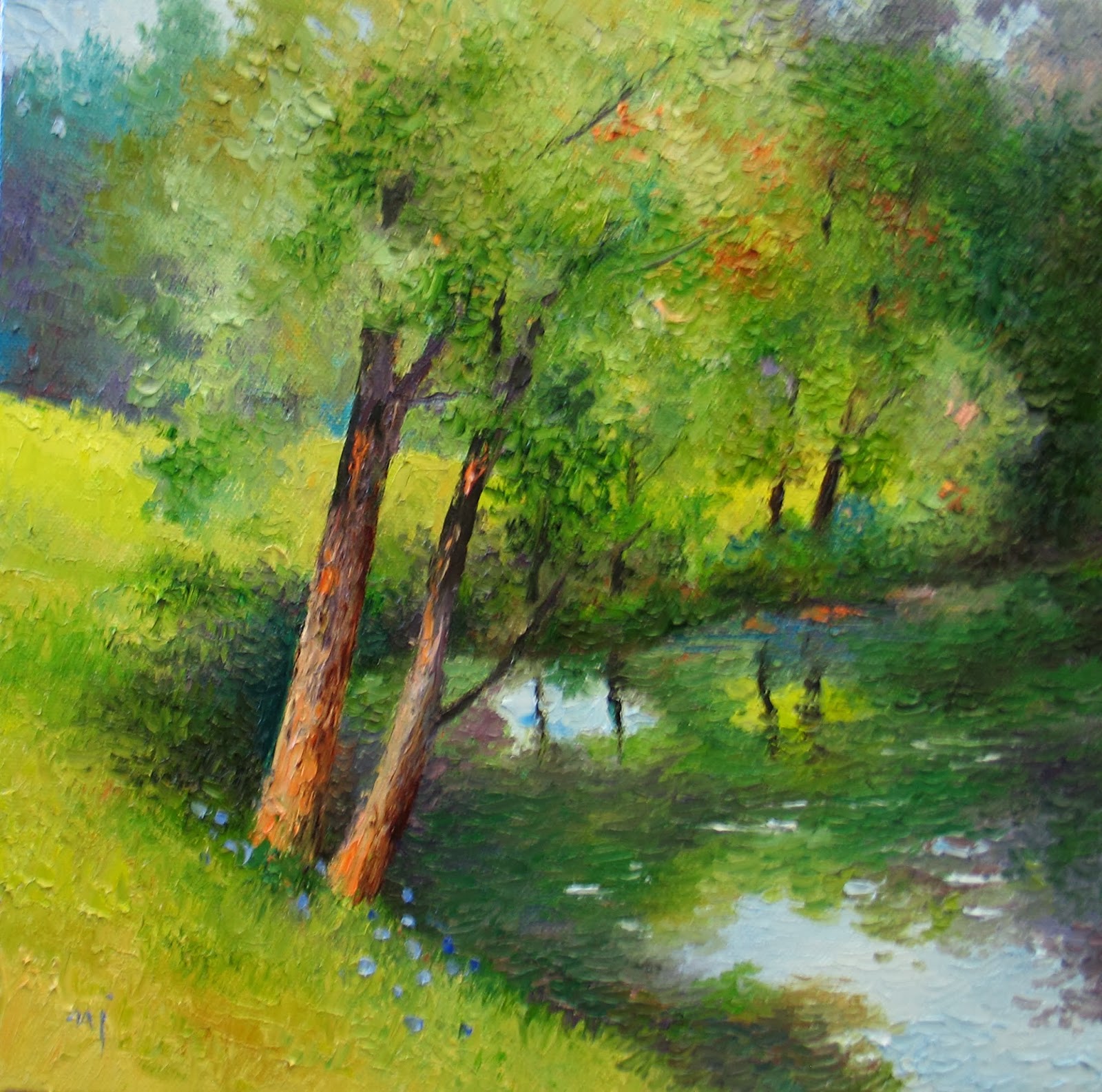 Nel's Everyday Painting Riverside Two