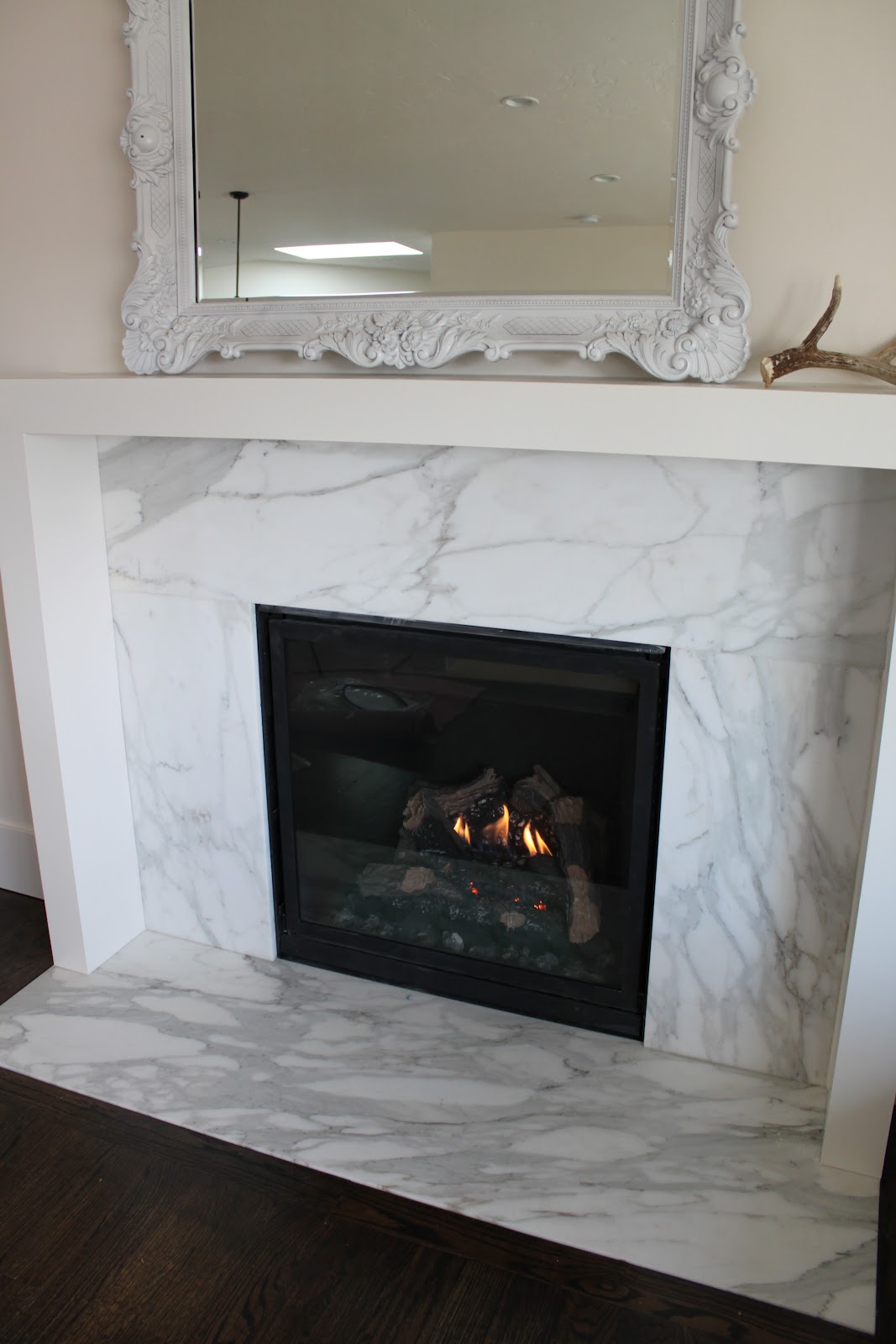 Evolution of a fireplace.