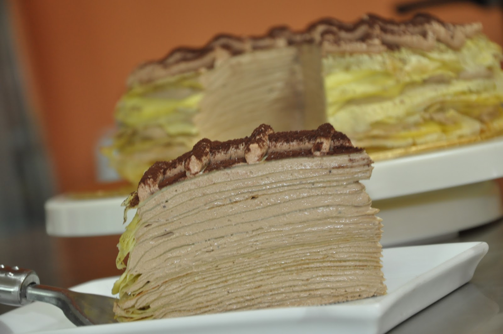 santai bakery Alor Star Modul baru...DURIAN CREPE,VANILLA MILLE