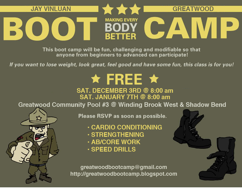 greatwood bootcamp bootcamp flyers