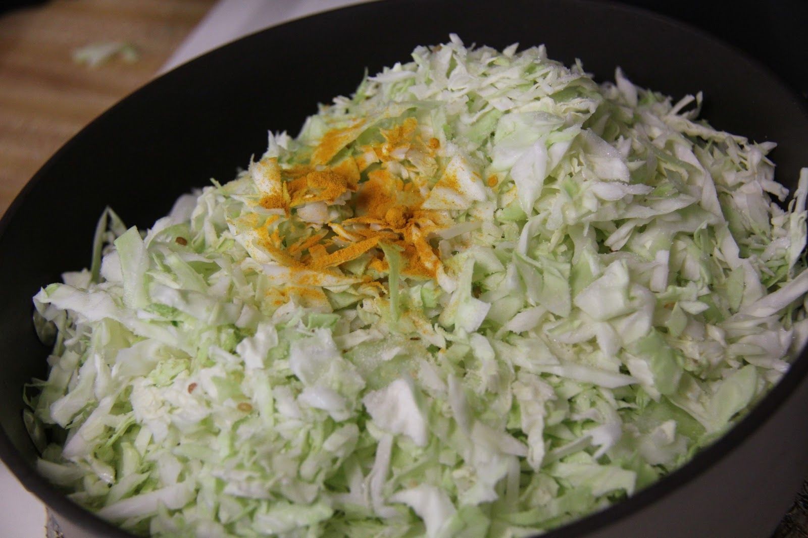 Yummilicioussss! Cabbage Kobbari VepuduCabbage PoriyalCabbage