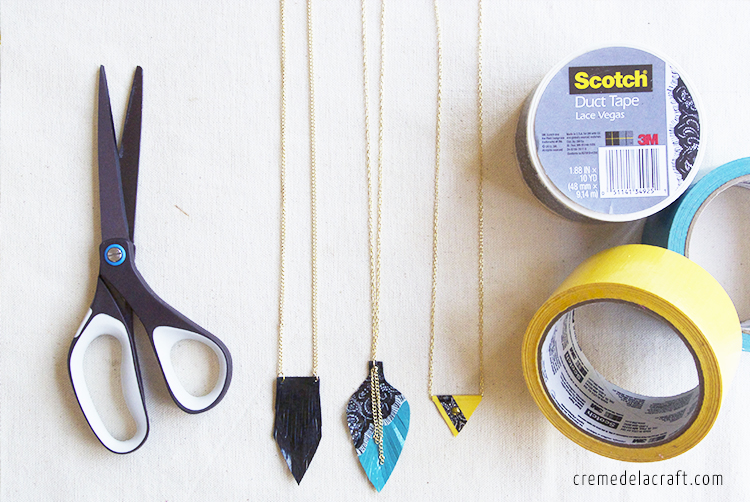 DIY 3 Duct Tape Necklaces + Video Tutorial