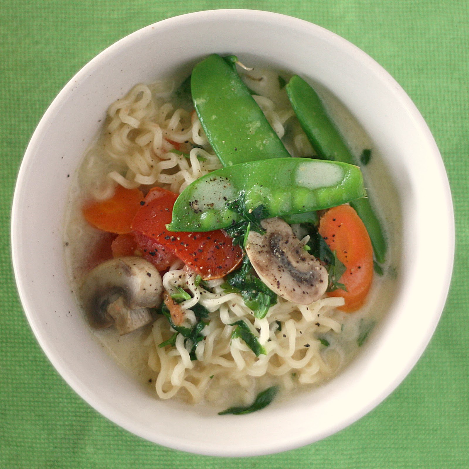 Chicken Coconut Ramen Soup