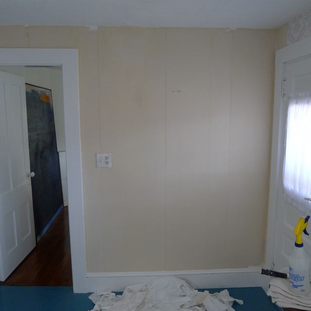 An Urban Cottage Stripping Wallpaper