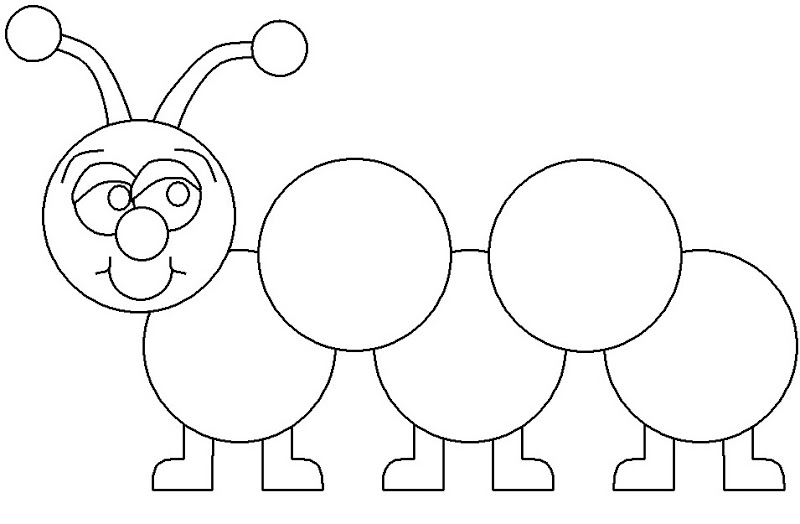 Caterpillar Coloring Page