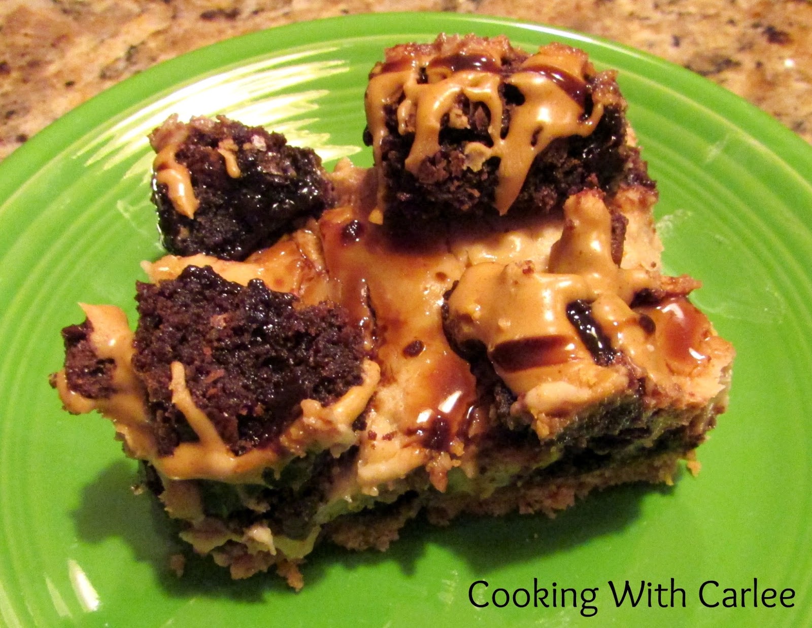 Cooking With Carlee Brownie Peanut Butter Pudding Delight a Guest