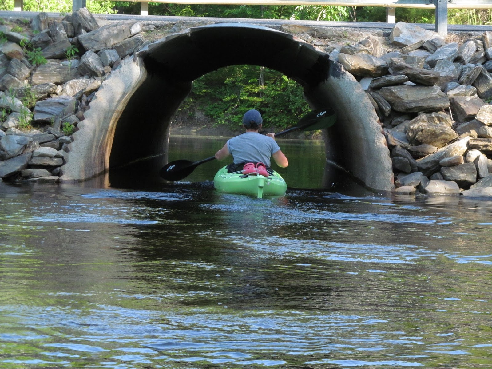 Recreational Kayaking in Maine Upper Pleasant Pond, Richmond, Maine