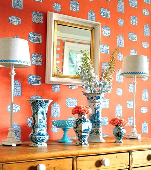 My Cup of Te: Ginger Jar Wallpaper