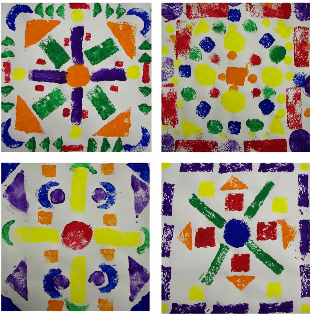 The Rolling Artroom Sponge Print Designs (1st3rd Grade)