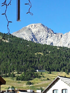 Mont Chaberton seen from our hotel room