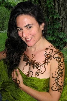 Painting Body With Henna