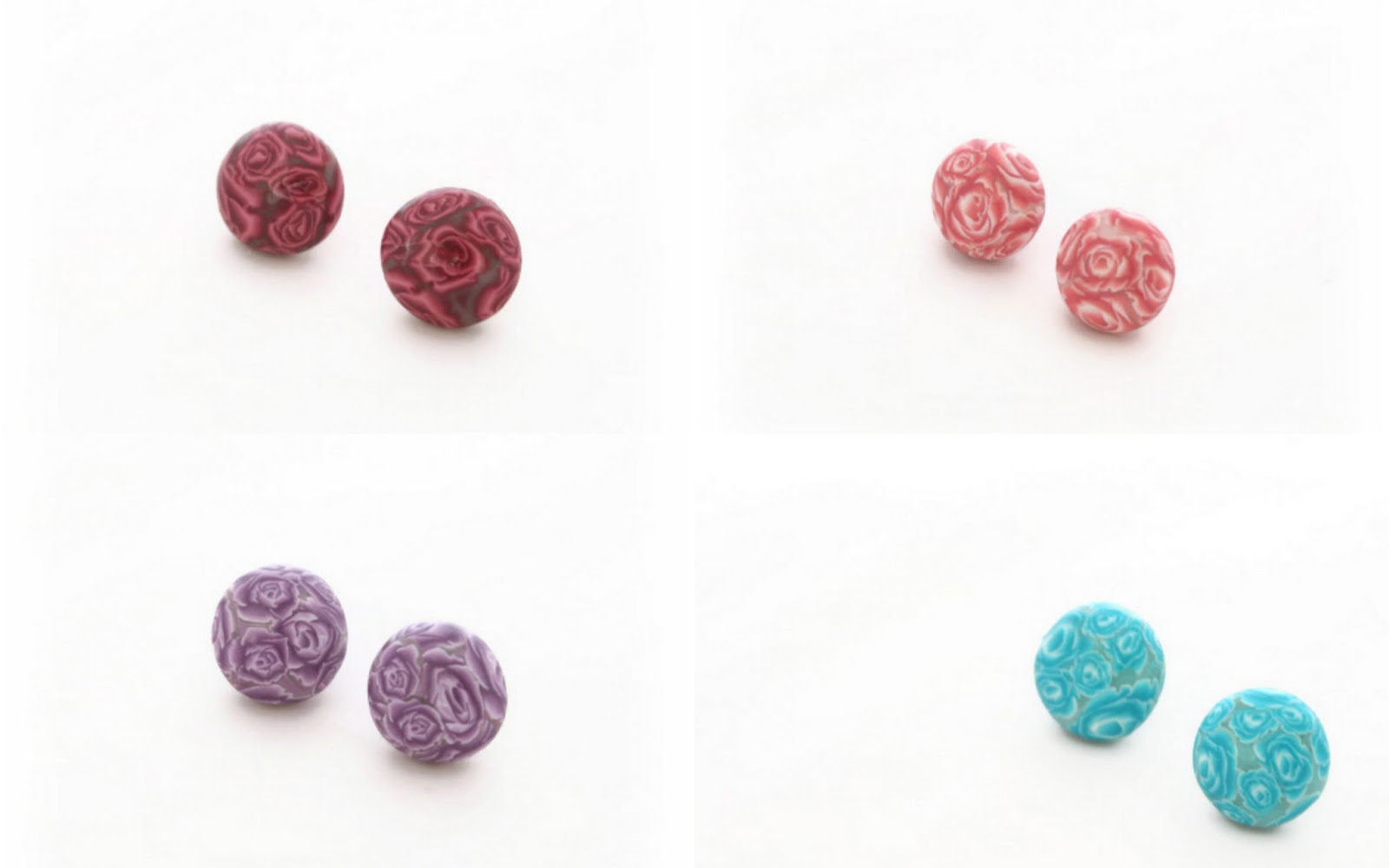 Lottie Of London's Polymer Clay Blog Polymer Clay Rings & Stud Earrings