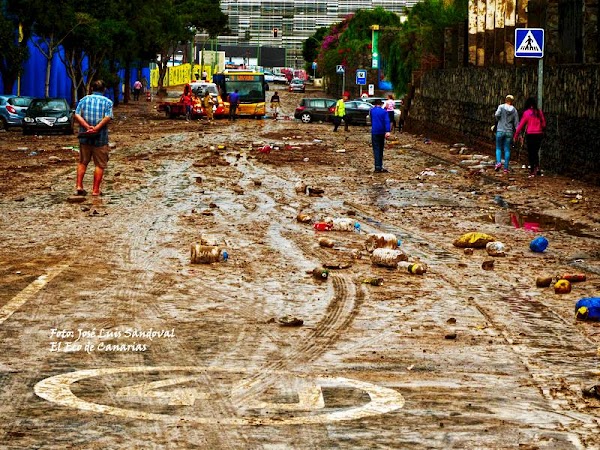 Las Palmas de Gran Canaria en zona catastrófica Las Palmas de Gran Canaria en zona catastrófica