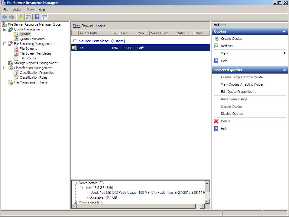 Tech Blog File Server Resource Manager