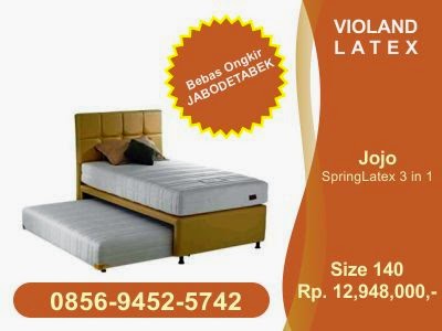 Jual Spring Bed, kasur Latex Merk Violand Tipe Jojo di Jakarta, Bogor, Depok , Tangerang, Bekasi