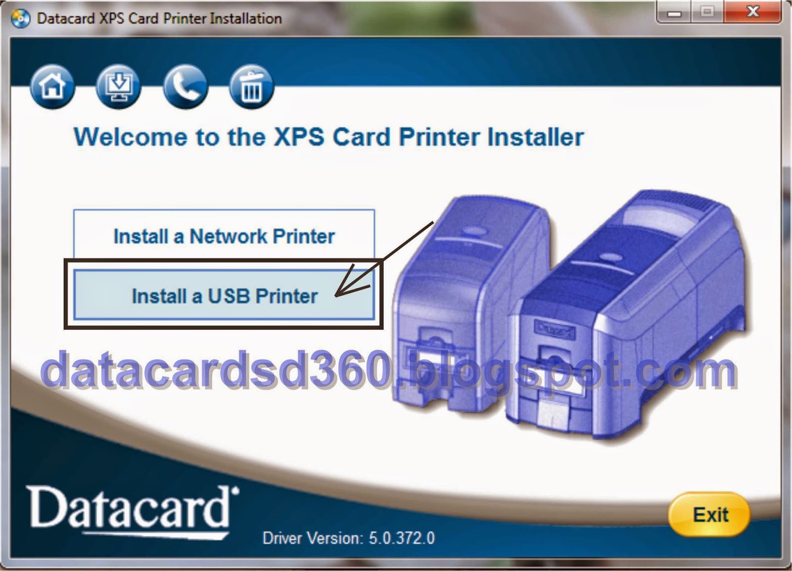 0318052559 Printer Kartu Printer ID Card Datacard SD360