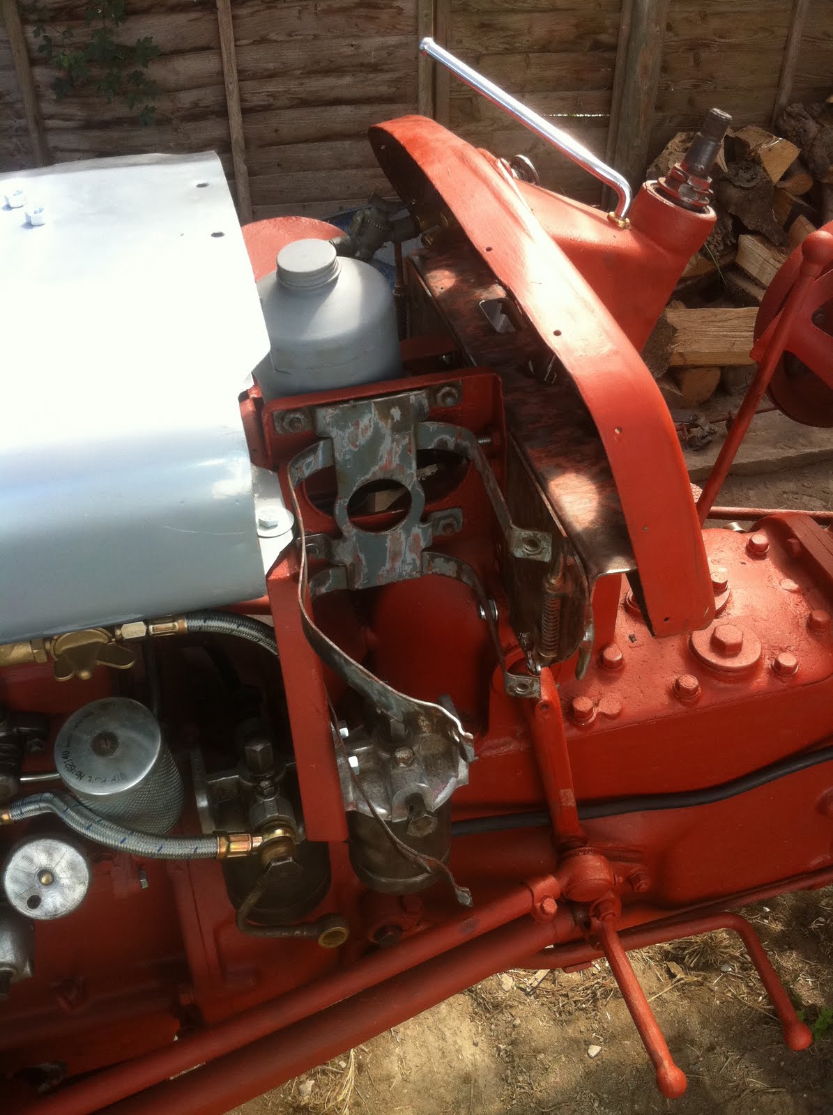 Ferguson TEF20 restoration progress with new parts