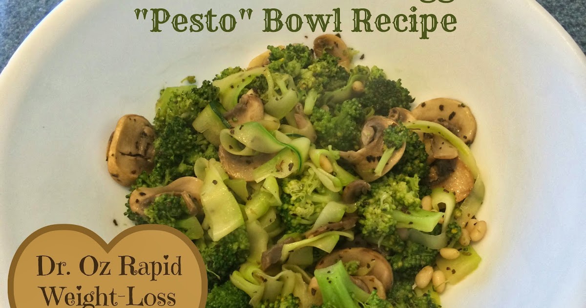 Zucchini "Pasta" Veggie "Pesto" Bowl Recipe First Time Mom and Losing It