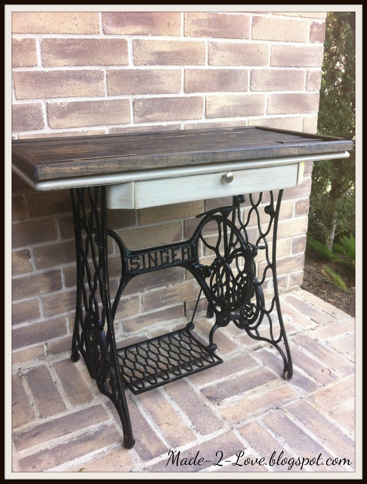 Made To Love Upcycled Antique Sewing Table