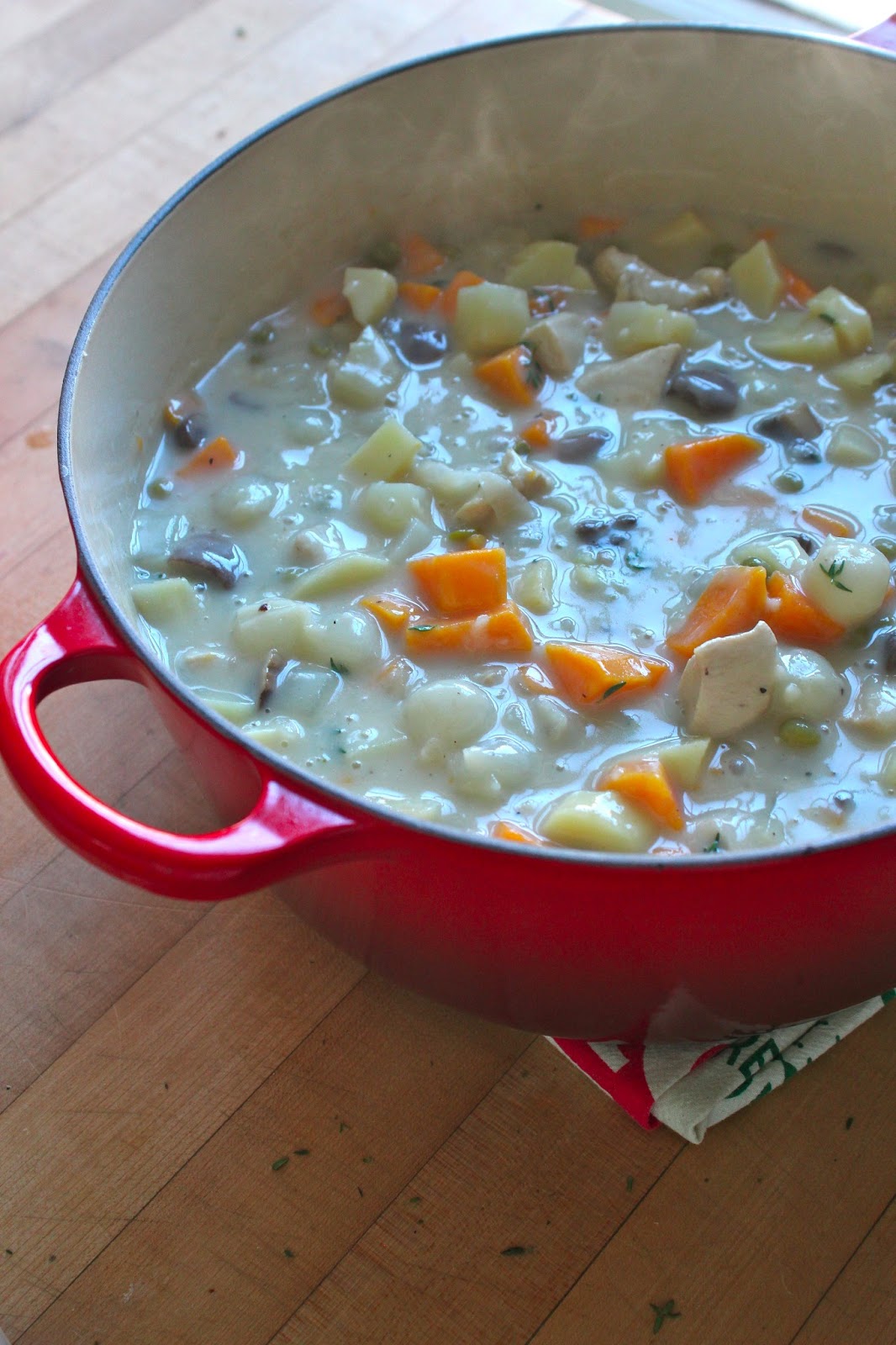 Carey On Lovely Chicken and Root Vegetable Pot Pie
