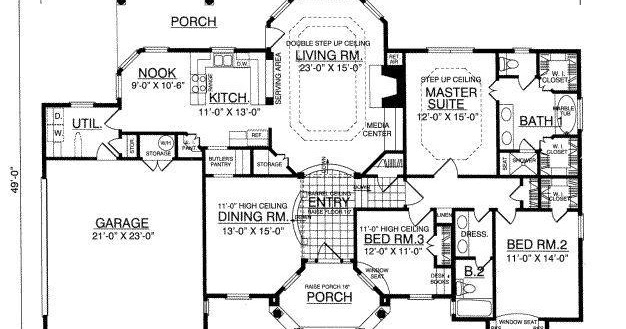 Awesome Home Design With Plans: Latest 3 Bedroom Home Plans