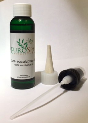 2 oz Eucalyptus Oil w/ dropper and spray caps