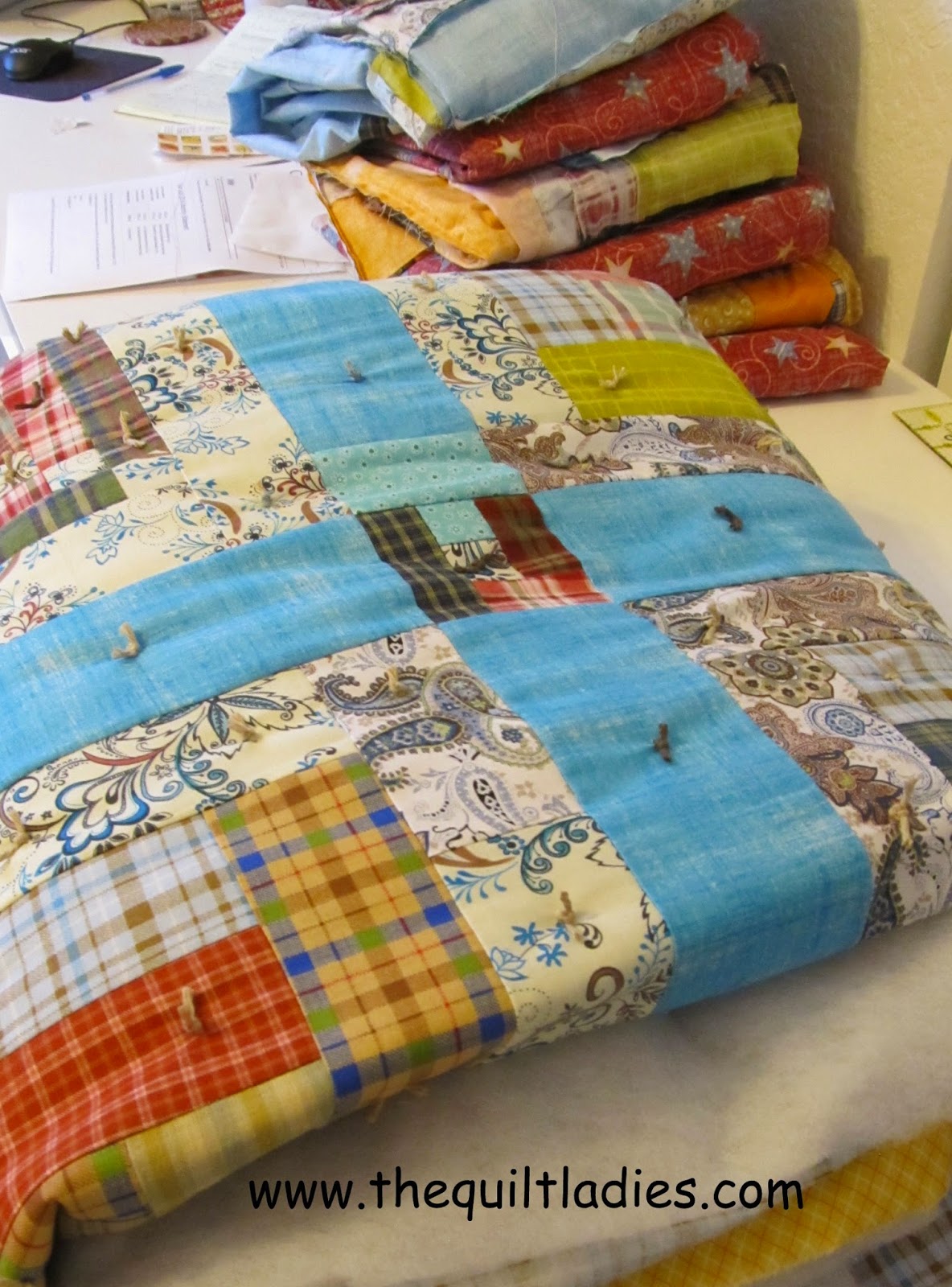 The Quilt Ladies Quilt Just about Done