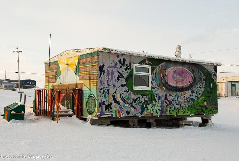 Ultima Thule Igloolik and Hall Beach, two nearby arctic settlements in