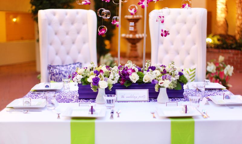Wedding Flowers Green And Purple Allaboutweddingplanning