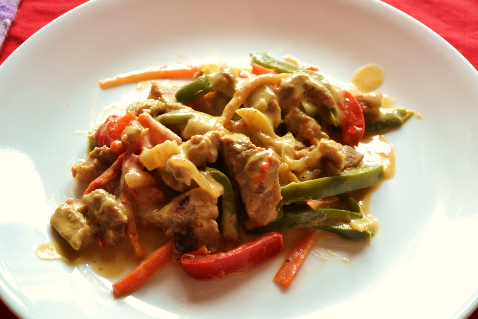 lzphotographs Spicy Pork Dish with Coconut Milk