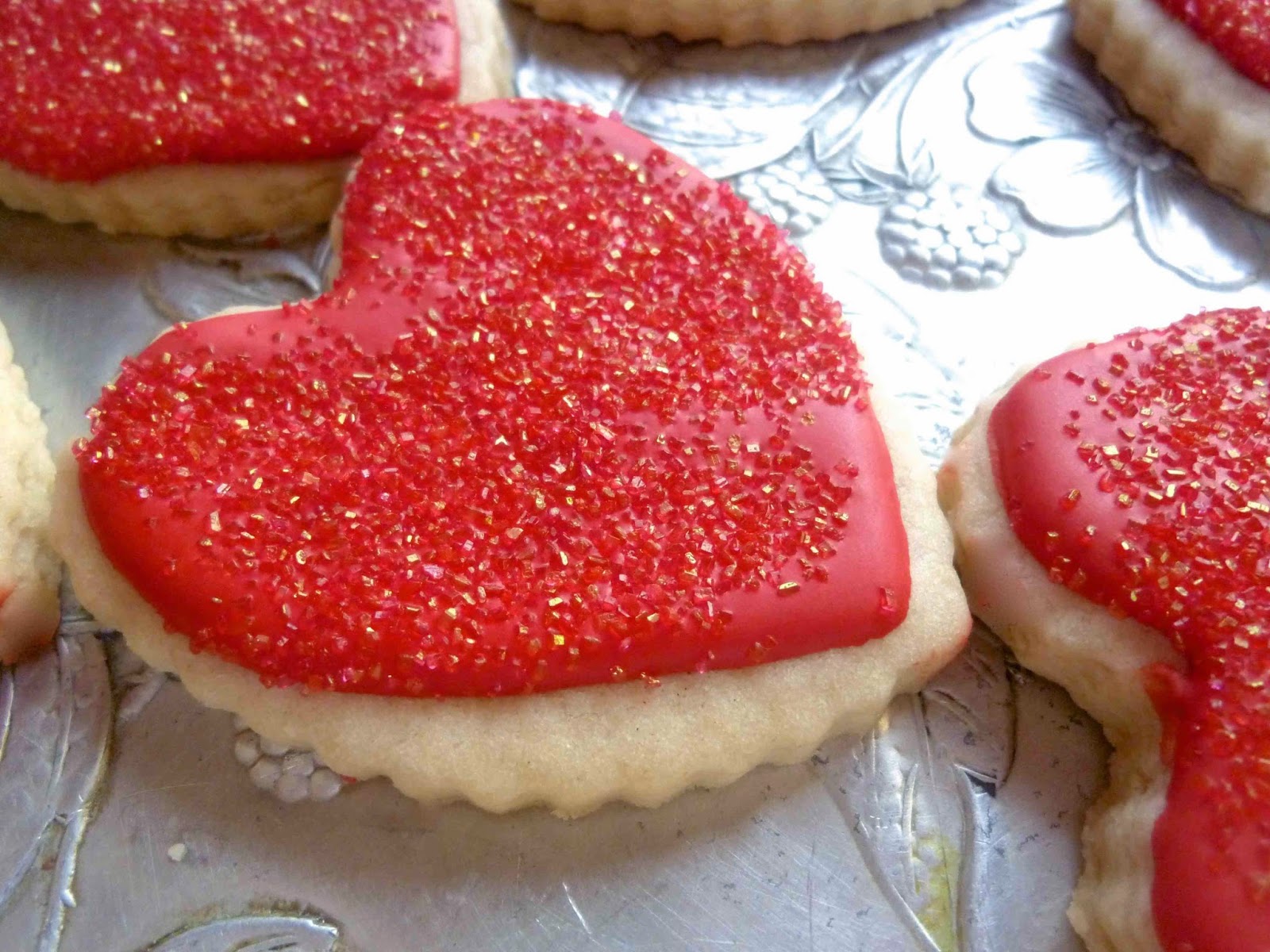 Glitter Hearts, Moon and Stars Cookies Diary of a Mad Hausfrau