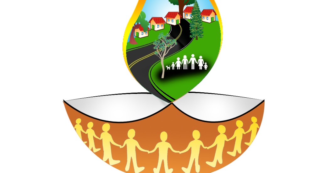 Grama jyothi village development scheme logo | naveengfx