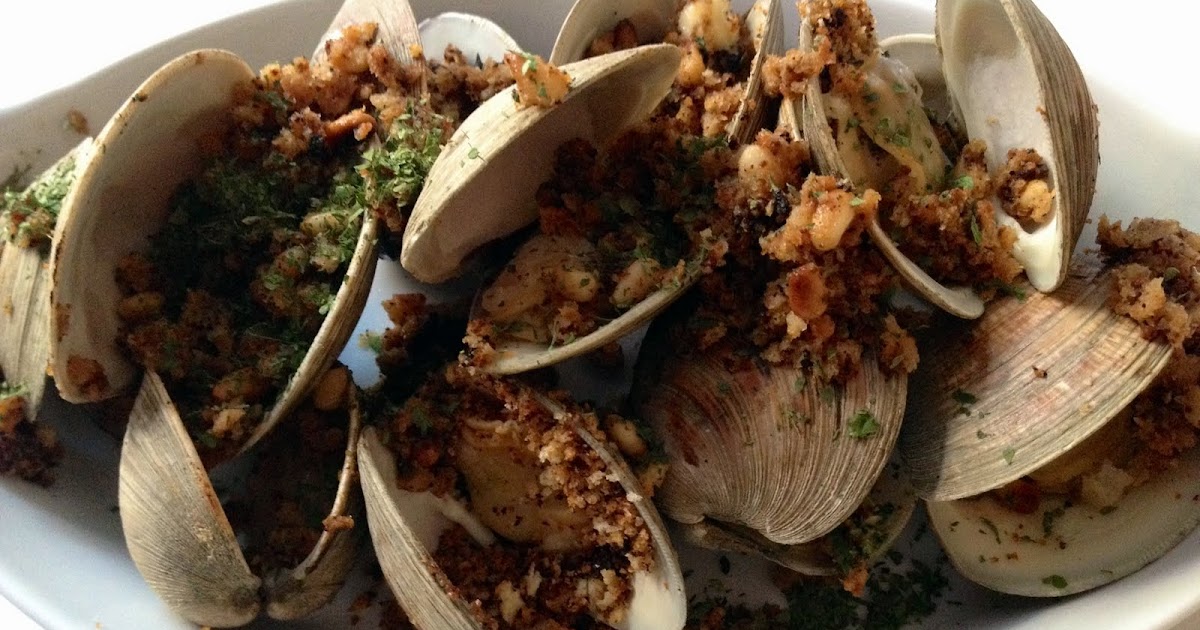 There's always thyme to cook... Grilled Clams with Breadcrumbs and