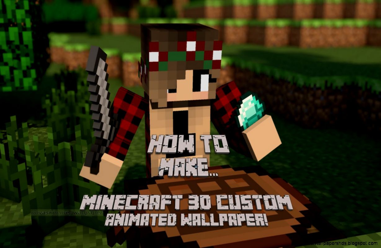 TutorialHow To Make a Minecraft Custom 3D Wallpaper YouTube TutorialHow To Make a Minecraft Custom 3D Wallpaper YouTube
