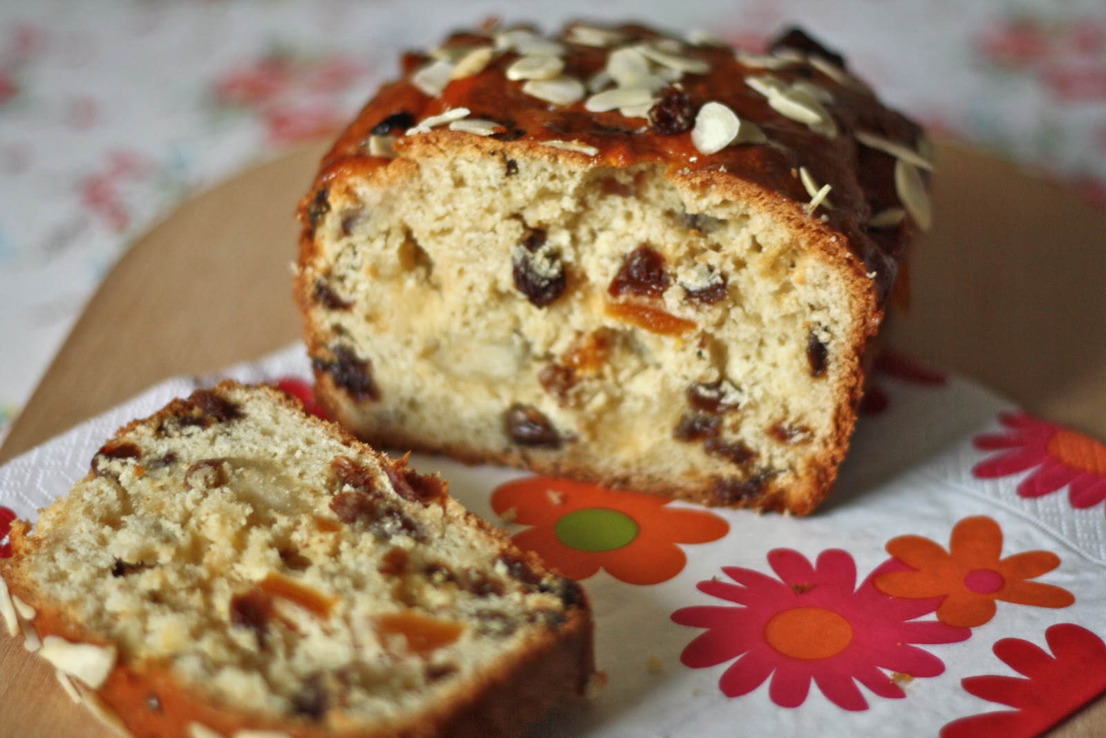 HALF A POT OF CREAM Golden Apricot and Marzipan Loaf Cake