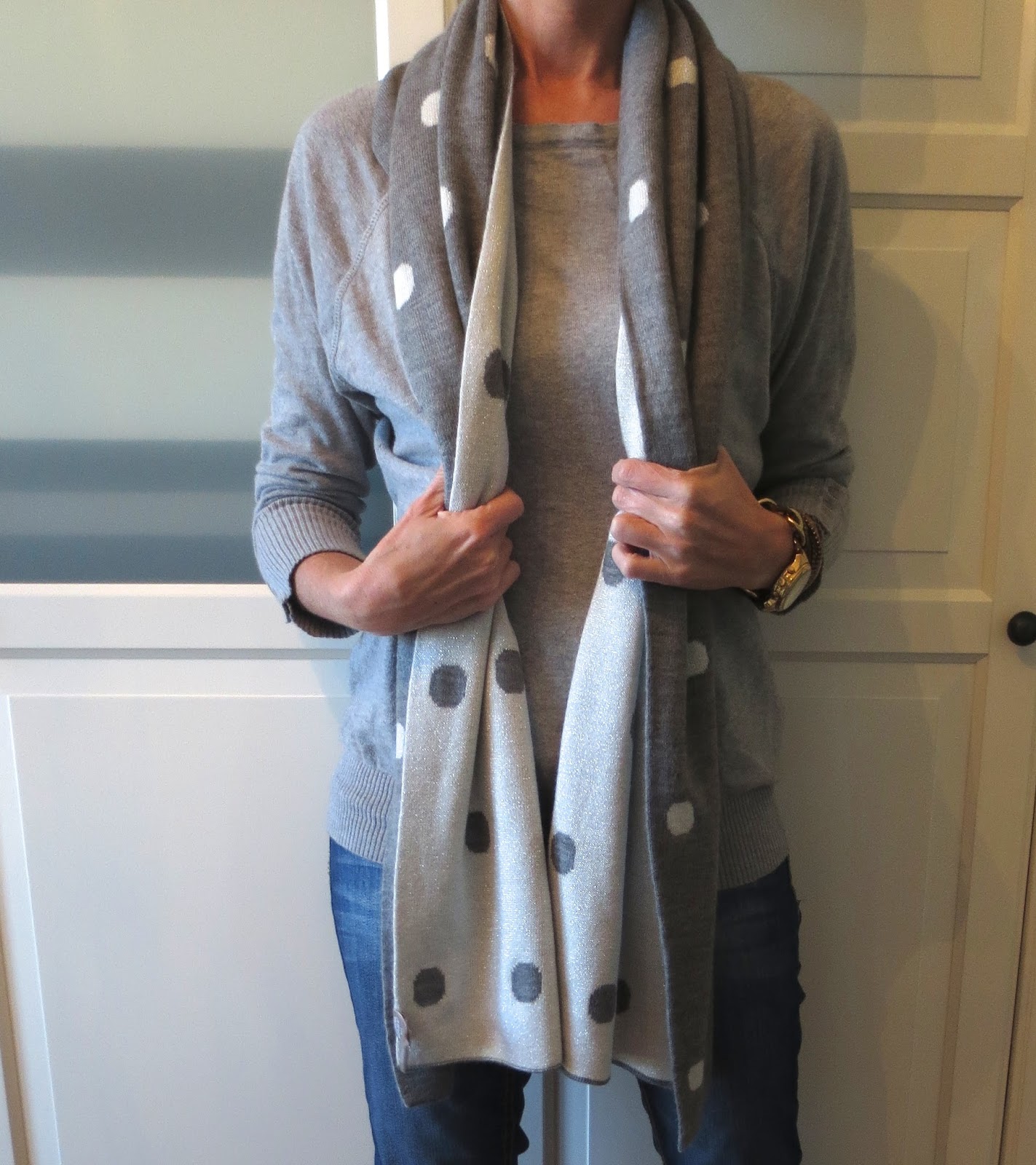 PJM's Closet Polka Dot Scarves