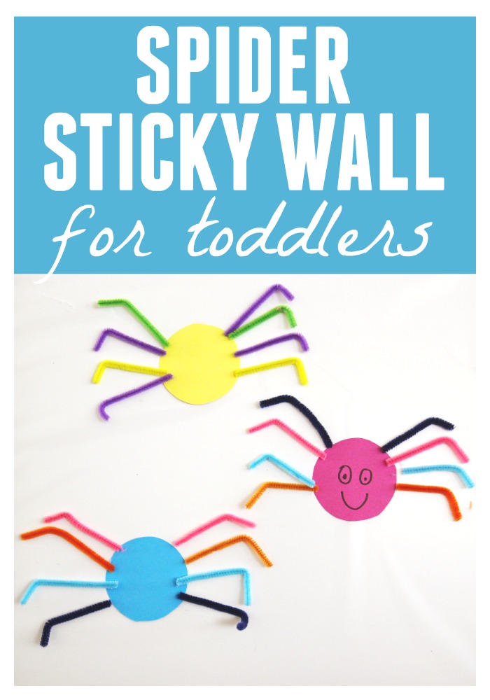 Toddler Approved! Spider Sticky Wall for Toddlers
