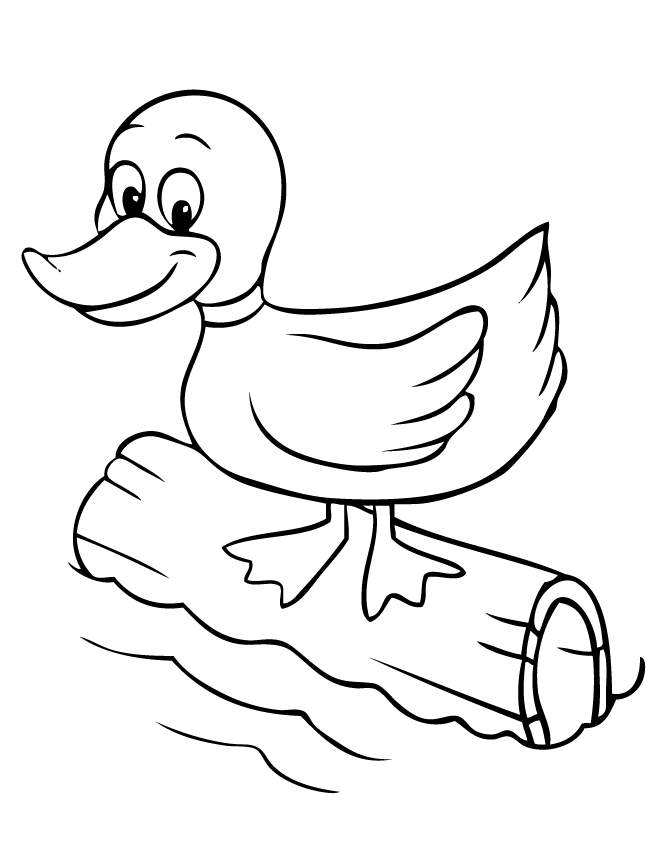  Cute And Sweet Baby Duck Colour Drawing HD Wallpaper