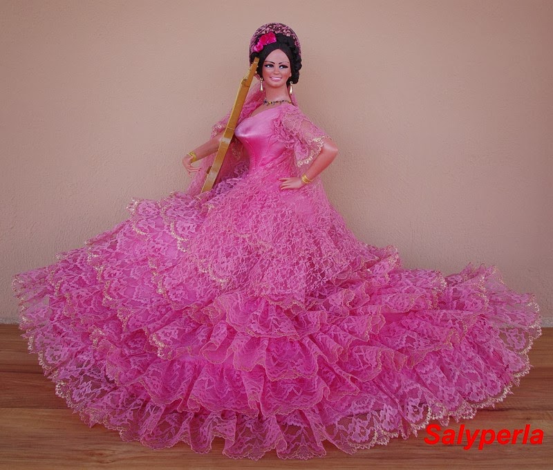 muñeca flamenca grande