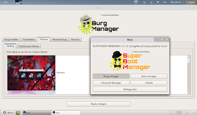 super boot manager for managing burg themes