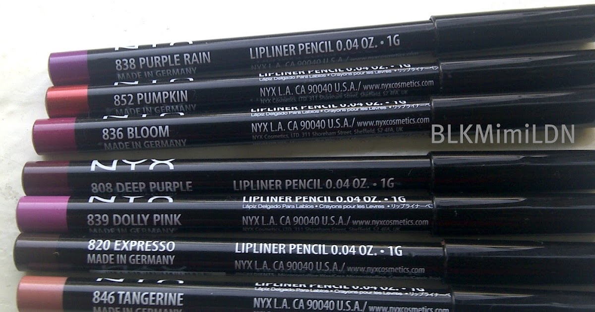 BLKMimiLDN NYX Lip Liners