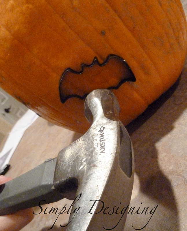 Carving a Pumpkin with Cookie Cutters
