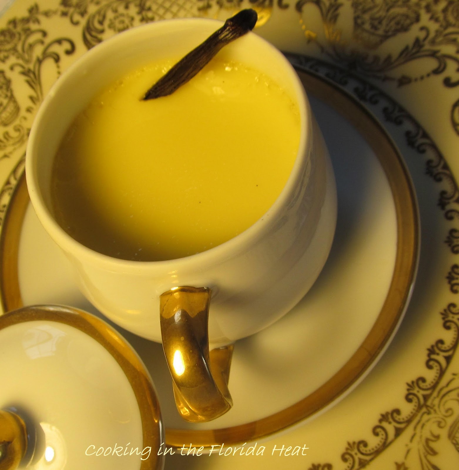 Cooking in the Florida Heat Vanilla Velvet, A Pot de Crème