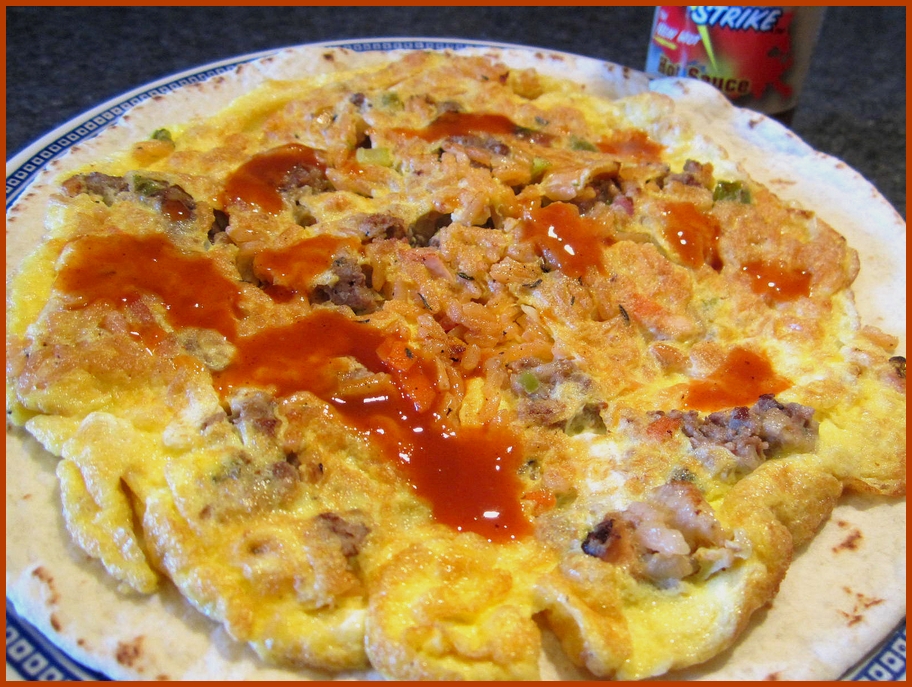 Fat Johnny's Front Porch Dirty Meatball Breakfast Burrito