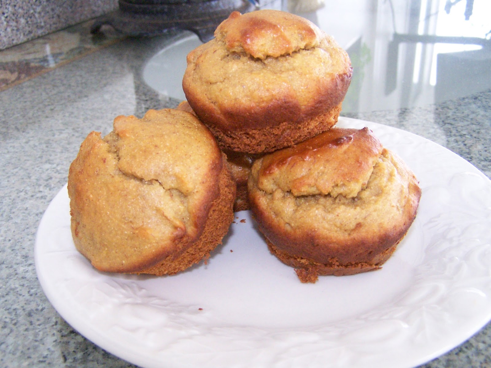 Gluten Free Low Carb Peanut Butter Banana Muffins Skinny GF Chef