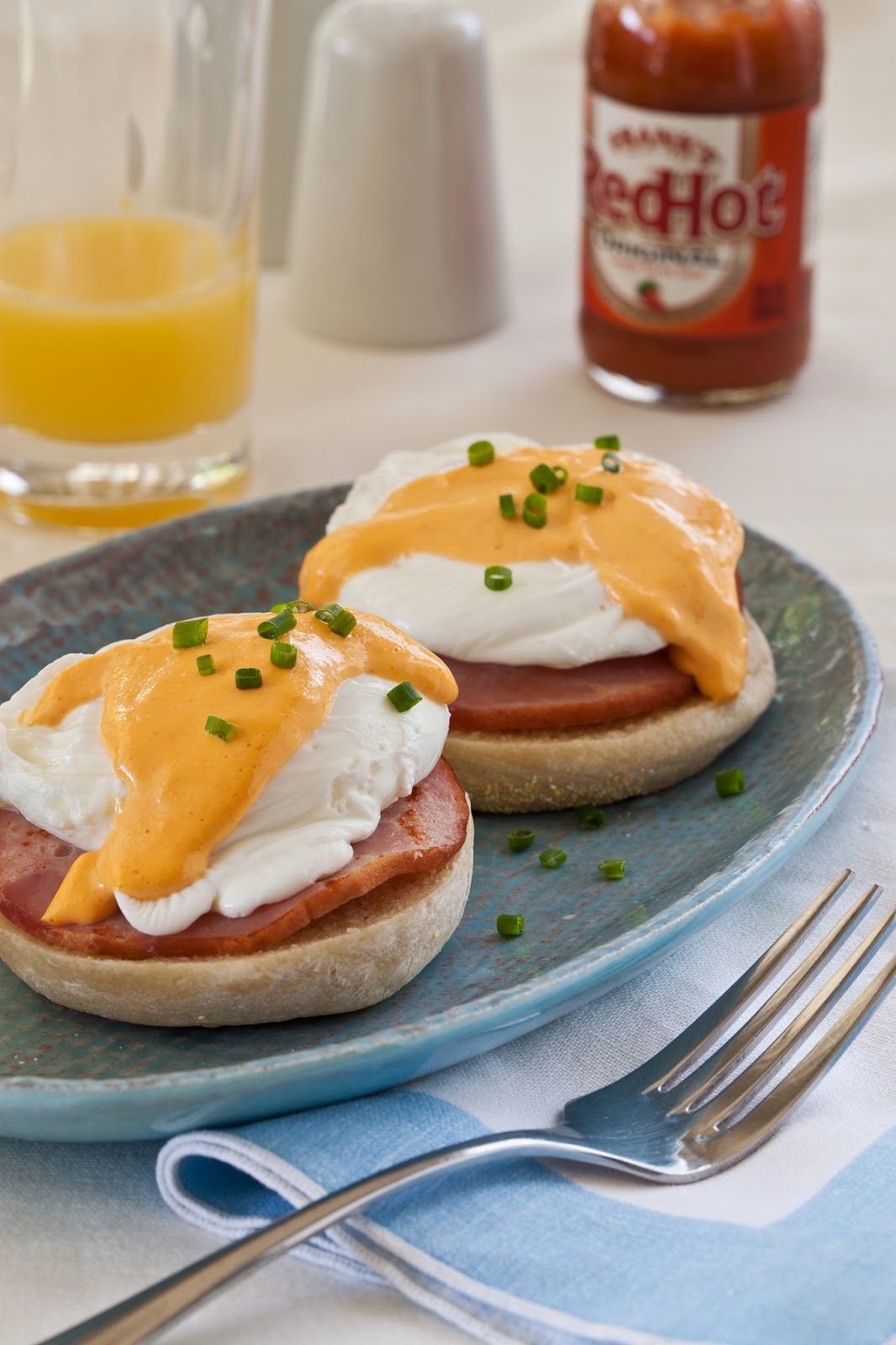 Eggs Benedict with Hot Hollandaise Coconut & Lime