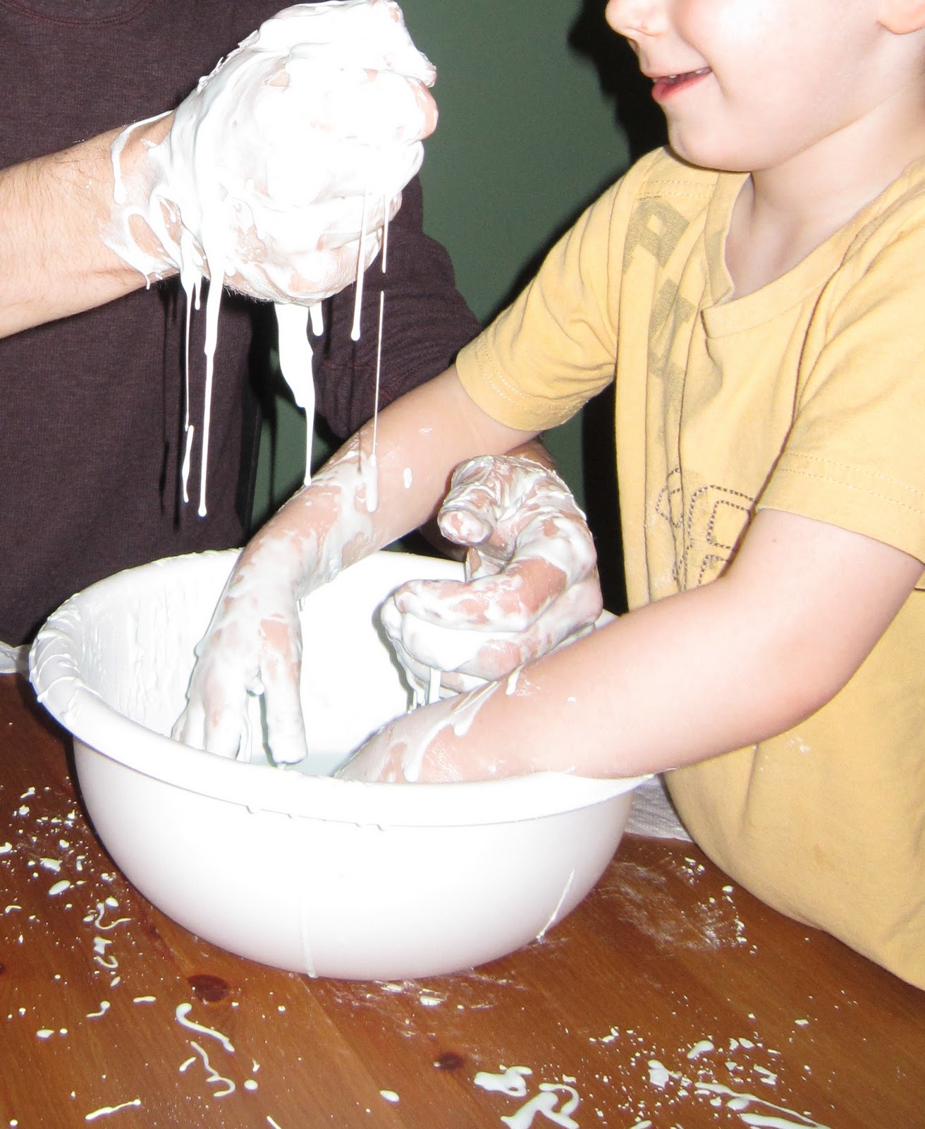 Tutorials Crafts Projects Kids Children Handmade Magic Mud with Daddy