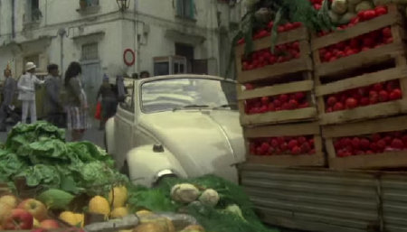 Oldtimer News Werbeklassiker Tomatenstapel Mit Kafer Cabrio