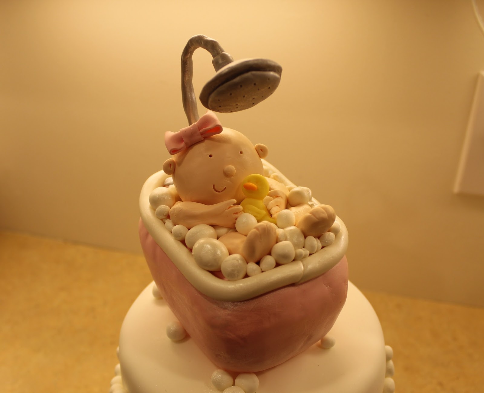 Bathtub Baby Shower Cake